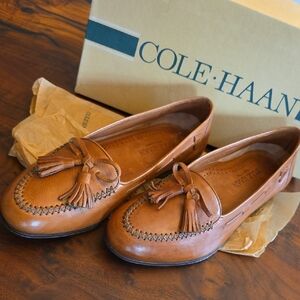 Cole Haan Men's Brown Tassel Oxfords